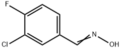 (E)-3-Chloro-4-fluorobenzaldehyde oxiMe 구조식 이미지