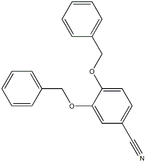 Benzonitrile, 3,4-bis(phenylMethoxy)- 구조식 이미지