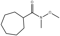 N-Methoxy-N-MethylcycloheptanecarboxaMide Structure