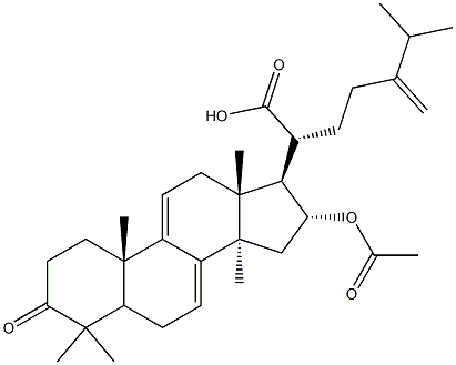 16-O-Acetylpolyporenic acid C 구조식 이미지