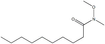 N-Methoxy-N-MethyldecanaMide Structure