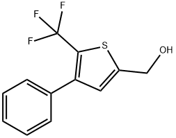 (4-Фенил-5-(трифторметил)тиофен-2-ил)Метанол структурированное изображение