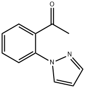 1-(2-(1H-pyrazol-1-yl)phenyl)ethanone Structure