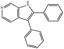 2,3-Diphenyl-1H-pyrrolo[2,3-c]pyridine Structure