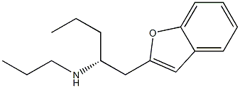 (2R)-1-(1-Benzofuran-2-yl)-N-propylpentan-2-aMine Structure
