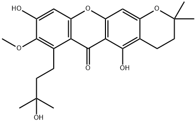 3-Isomangostin hydrate 구조식 이미지