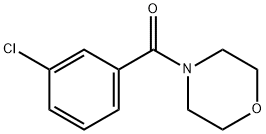 4-(3-Chlorobenzoyl)morpholine Structure