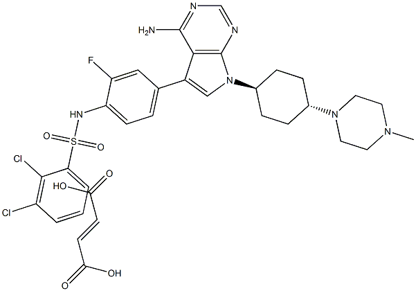 BSF-4668  (Maleate) 구조식 이미지