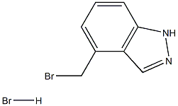 4-(BroMo메틸)-1H-인다졸하이드로브로마이드 구조식 이미지