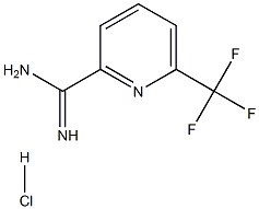 6-(TrifluoroMethyl)picoliniMidaMide염산염 구조식 이미지