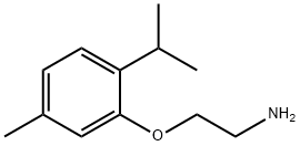 2-(2-isopropyl-5-methylphenoxy)ethanamine Structure