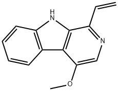 1-Vinyl-4-methoxy-β-carboline Structure