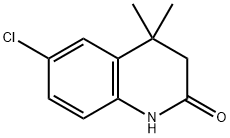 6-Chloro-4,4-diMethyl-1,3-dihydroquinolin-2-one Structure