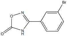 3-(3-BroMophenyl)-1,2,4-oxadiazol-5(4H)-one Structure