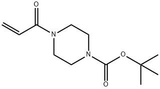 tert-butyl 4-acryloylpiperazine-1-carboxylate Structure