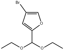 4-BroMo-2-diethoxyMethyl-furan Structure