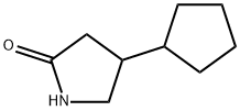 2-Pyrrolidinone,4-cyclopentyl-(9CI) Structure