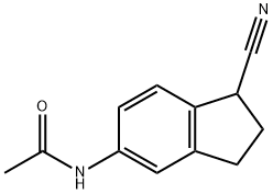 N-(1-Cyano-2,3-dihydro-1H-inden-5-yl)acetaMide 구조식 이미지