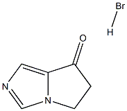 7H-Pyrrolo[1,2-c]imidazol-7-one, 5,6-dihydro-, hydrobromide (1:1) Structure