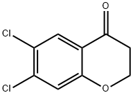 6,7-DICHLOROCHROMAN-4-ONE Structure