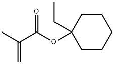 1-Ethylcyclohexyl methacrylate Structure