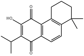 5,6,7,8-Tetrahydro-3-hydroxy-2-isopropyl-8,8-dimethyl-1,4-phenanthrenedione 구조식 이미지