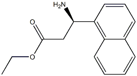 ethyl (R)-3-aMino-3-(1-naphthyl)-propionate Structure