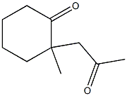 2-Acetonyl-2-methylcyclohexanone 구조식 이미지