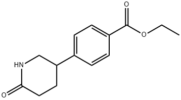 에틸4-(6-옥소피페리딘-3-일)벤조에이트 구조식 이미지
