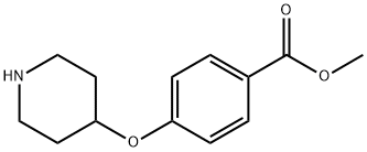 Methyl 4-(4-piperidinyloxy)benzoate Structure