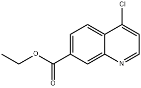 에틸4-클로로퀴놀린-7-카르복실레이트 구조식 이미지