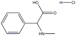 2-(MethylaMino)-2-phenylacetic acid hydrochloride 구조식 이미지