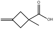 1-Methyl-3-Methylenecyclobutanecarboxylic acid 구조식 이미지