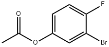 acetic acid 3-broMo-4-fluoro-phenyl ester 구조식 이미지