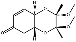 (2S,3S,4aR,8aR)-2,3,4a,8a-Tetrahydro-2,3-diMethoxy-2,3-diMethyl-1,4-benzodioxin-6(5H)-one Structure