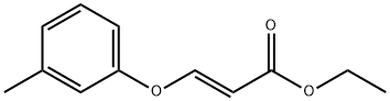 ethyl 3-(3-Methylphenoxy)prop-2-enoate Structure