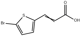 2-Propenoic acid, 3-(5-broMo-2-thienyl)- 구조식 이미지