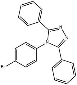 4-(4-Bromophenyl)-3,5-diphenyl-4H-1,2,4-triazole 구조식 이미지