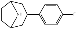 3-(4-fluorophenyl)-8-azabicyclo[3.2.1]octane Structure
