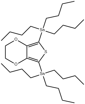 2,5-Bis(tributylstannyl)-3,4-ethylenedioxythiophene Structure