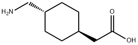 Trans-(4-AMinoMethylcyclohexyl)acetic acid Structure