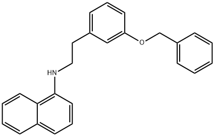 N-(3-(Benzyloxy)phenethyl)naphthalen-1-aMine Structure