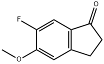 6-Fluoro-5-Methoxy-2,3-dihydro-1h-inden-1-one Structure