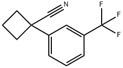 1-(3-(TrifluoroMethyl)phenyl)cyclobutanecarbonitrile Structure