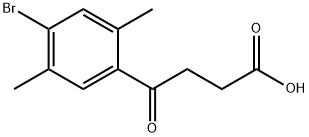 4-(4-BroMo-2,5-diMethylphenyl)-4-oxobutanoic acid Structure