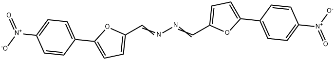 Dantrolene Related Compound A (50 mg) (5-(4-nitrophenyl)-2-furaldehyde azine) 구조식 이미지