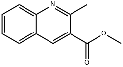 메틸-2-메틸퀴놀린-3-카르복실레이트 구조식 이미지
