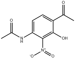 N-(4-acetyl-3-hydroxy-2-nitrophenyl)acetaMide Structure