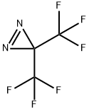 3,3-Bis(trifluoromethyl)-3H-diazirine 구조식 이미지