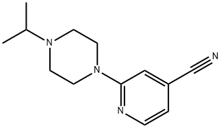 2-(4-Isopropylpiperazin-1-yl)-isonicotinonitrile Structure